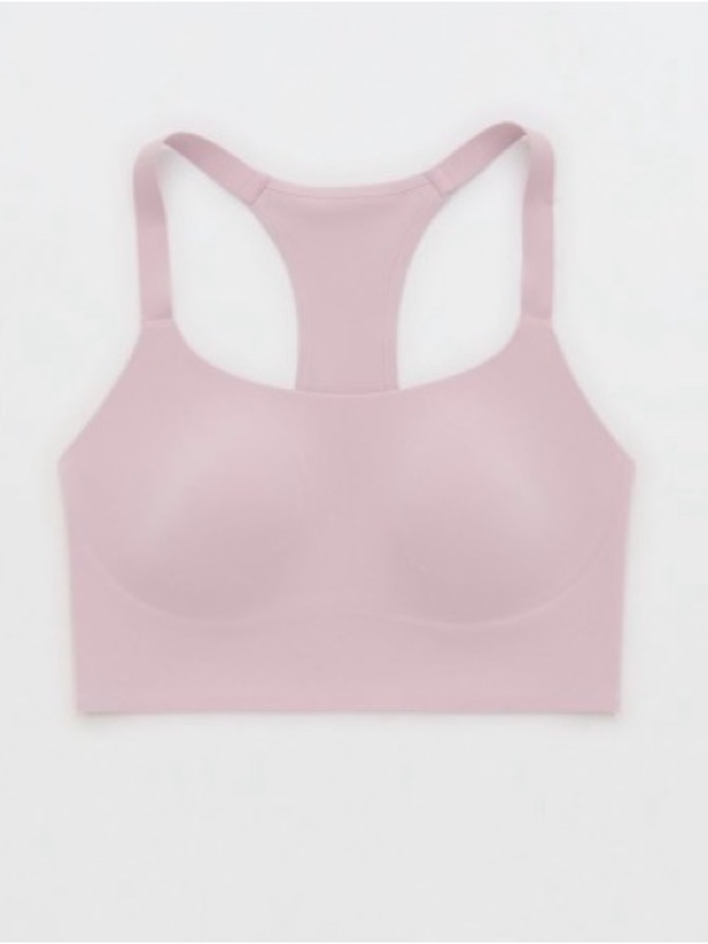 Seamless Light Pink Racerback Sports Bra
